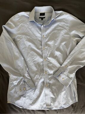 Banana Republic Light Blue Men's Slim Fit Button-Down Shirt